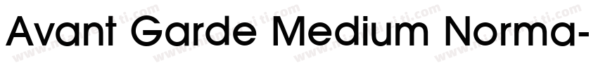 Avant Garde Medium Norma字体转换